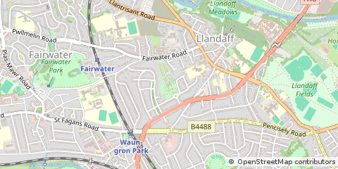 Map of Cardiff