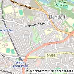 Map of Cardiff