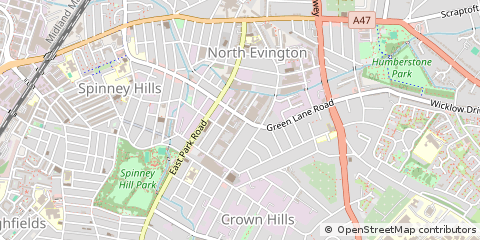 Map of Leicester