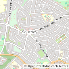 Map of Sheffield