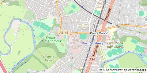 Map of Manchester