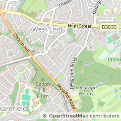 Map of Southampton, Hampshire