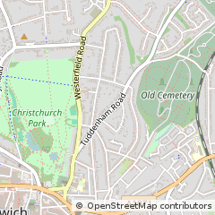 Map of Ipswich, Suffolk