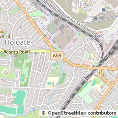 Map of York, North Yorkshire