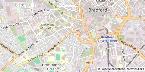 Map of Bradford
