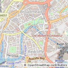 Map of Bristol, City of Bristol