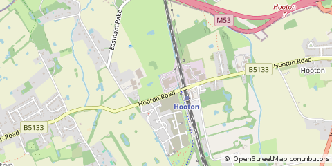 Map of Ellesmere Port, Cheshire