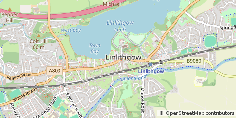Map of Linlithgow