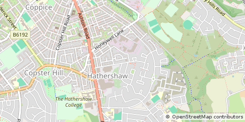 Map of Oldham