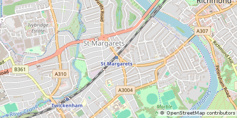 Map of Twickenham