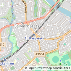 Map of Twickenham
