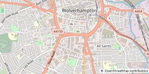 Map of West Midlands