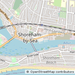 Map of Shoreham-by-SEA, West Sussex