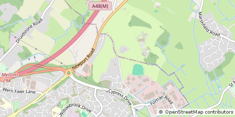 Map of Cardiff
