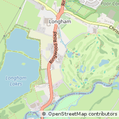 Map of Ferndown, Dorset