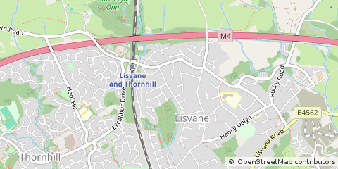 Map of Cardiff
