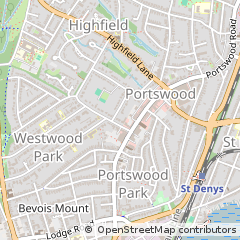 Map of Southampton, Hampshire