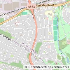 Map of Leicester