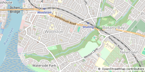 Map of Southampton