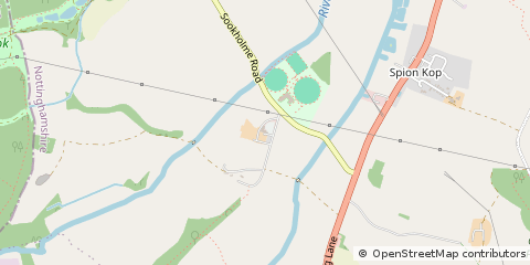 Map of Mansfield, Nottinghamshire