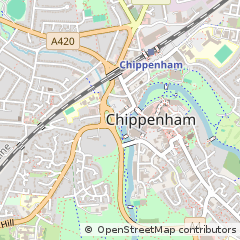 Map of Chippenham, Wiltshire