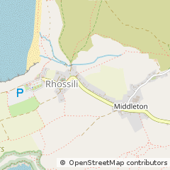 Map of Swansea, West Glamorgan