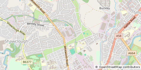 Map of Rochdale