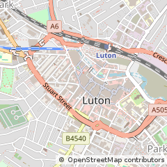Map of Luton