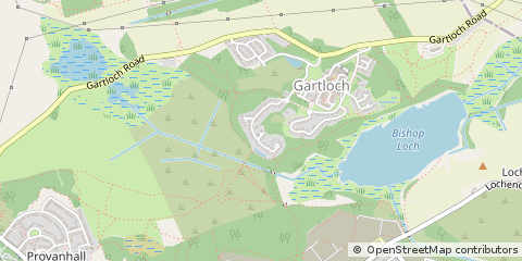 Map of Glasgow, Lanarkshire