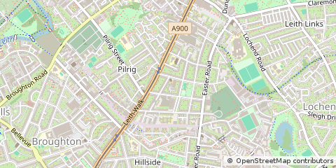 Map of Edinburgh, Midlothian