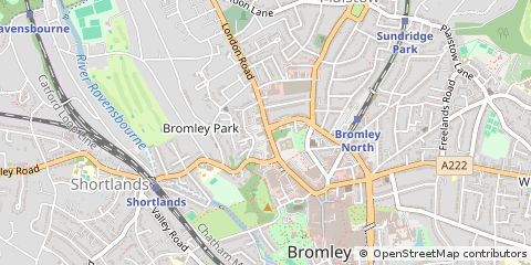 Map of Bromley