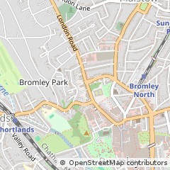 Map of Bromley