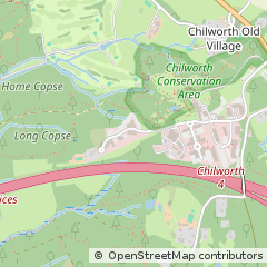 Map of Chilworth, Southampton