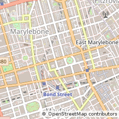 Map of Marylebone, London