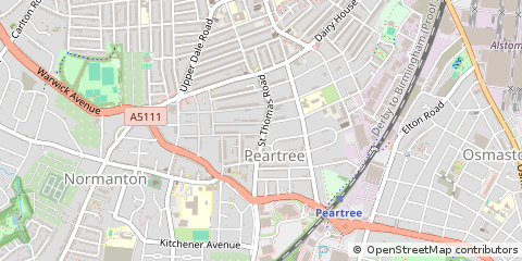 Map of Derby