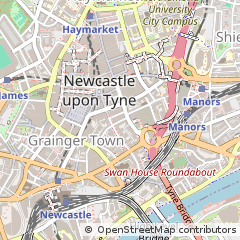 Map of Newcastle Upon Tyne