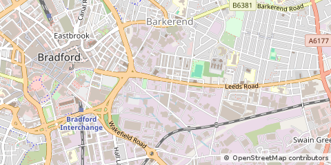 Map of Bradford