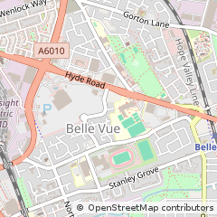 Map of Manchester, Lancashire