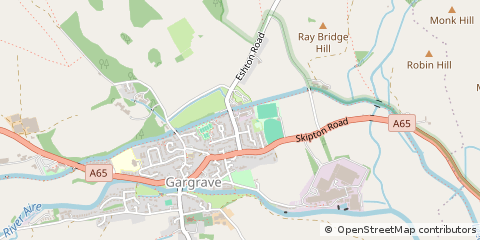 Map of Skipton, North Yorkshire