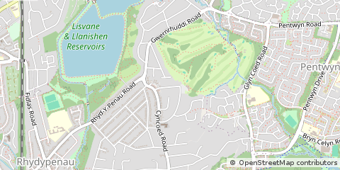 Map of Cardiff