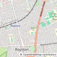 Map of Royston, Hertfordshire