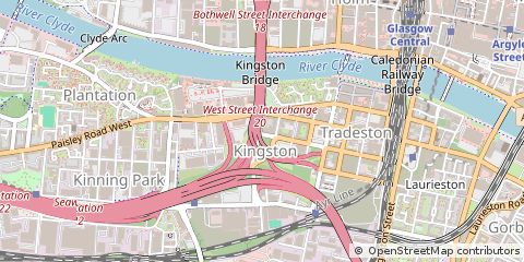 Map of Glasgow