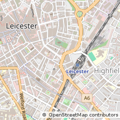 Map of Leicester
