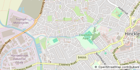 Map of Hinckley