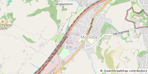Map of Colwyn BAY, Conwy