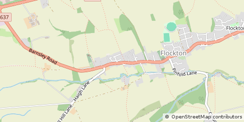 Map of Wakefield, West Yorkshire