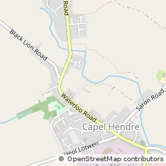Map of Ammanford, Carmarthenshire
