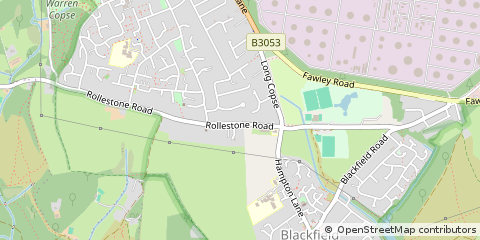 Map of Southampton, Hampshire