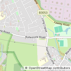 Map of Southampton, Hampshire