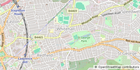 Map of ST George, Bristol